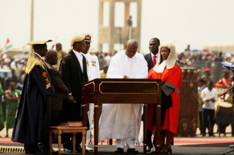 Ghana : Investiture : John Mahama a pris les commandes 